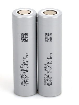 2600mAh Li-ion cilindrische oplaadbare batterij 18650 Li-ion lage temperatuur