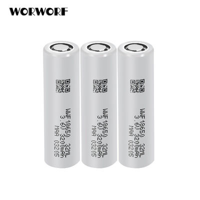 MSDS UN38.3 Low Temp Batterijen 18650 3200mAh Cylindrische Lithium Ion Cell