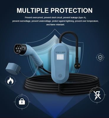 Frequentie 50Hz 60Hz Draagbare EV-oplader Snel opladen elektrische auto oplader