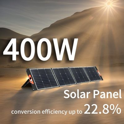 UN38.3 Draagbare fotovoltaïsche panelen 400 Watt vouwbare camping zonnepanelen