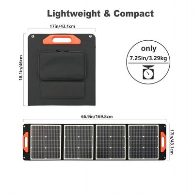 Camping Reis Fotovoltaïsche 100W opvouwbaar zonnepaneel 12V uitgangsoplader CE-gecertificeerd