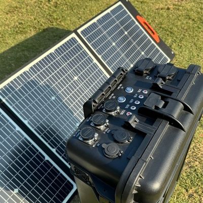 Wandelen 100w opvouwbaar zonnepaneel 22,8% conversiesnelheid