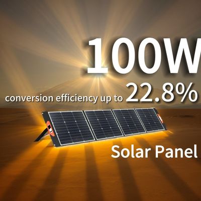 Monokristallijn silicium 100W 200W zonnepaneel PV-cellen Module Draagbaar vouwbaar zonnepaneel