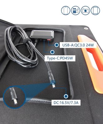 Flexible Green Energy Powered UB-120 Solar Panel Bag voor draagbare oplaadoplossingen