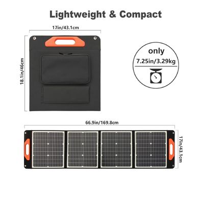 Voorwaarde 100W 17,7V Flexibel zonnepaneel voor oplader Monokristallijn siliciummateriaal