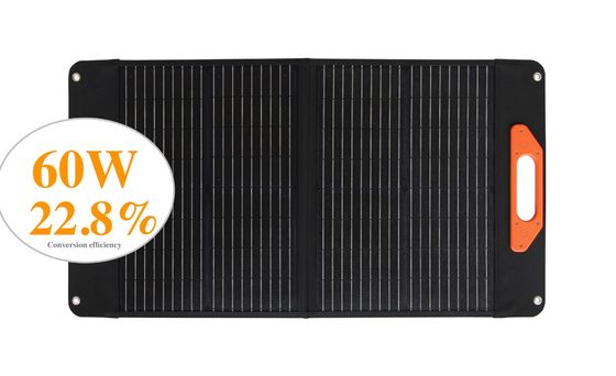 30W*2PCS MSDS vouwbare flexibele zonnepanelen UN38.3 Monokristallijn silicium zonnepaneel