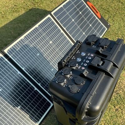 Mobiele 100W draagbare zonnepanelen Duurzame energieoplossing