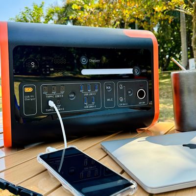 Outdoor Camping Draagbare energie Zonnecentrale 2048wh 2200W LiFePO4 batterij