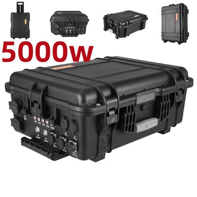 Emergency Mobile Power Station 5000W met ABS legeringsschelpmateriaal en zonne-oplader