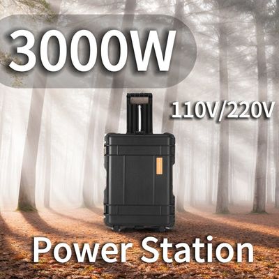 Buiten essentiële trolley wielen en telescopische staaf LiFePO4 Battery Power Bank 3000wh