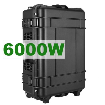 6000 W ternaire lithiumbatterij zonne-energiecentrale voor buitenactiviteiten