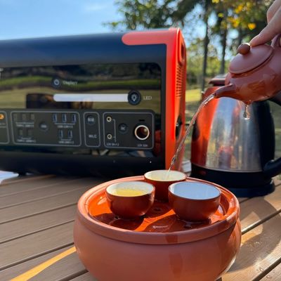 Snel opladen nominale capaciteit 2048wh Lithium draagbare elektriciteitscentrale met zonnepaneel