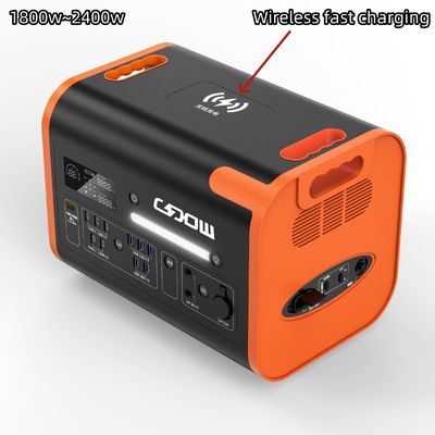 Op maat gemaakte zuivere sinusgolf 220V 2048wh LiFePO4 generator voor mobiele energiecentrale
