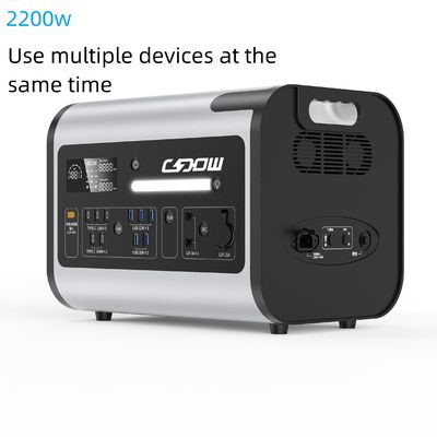 Op maat gemaakte zuivere sinusgolf 220V 2048wh LiFePO4 generator voor mobiele energiecentrale