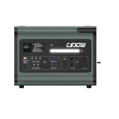 LiFePO4 Draagbare elektriciteitscentrale 2000W Energieopslag Stroomvoorziening AT22 voor huishoudens