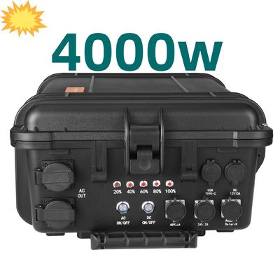 4000W ultra-snel opladen draagbare elektriciteitscentrale met 42kg LiFePO4 lithiumbatterie
