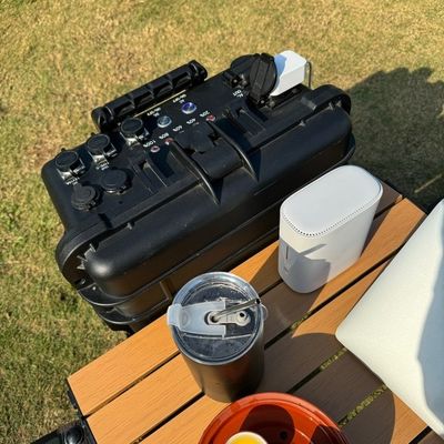 Draagbare elektriciteitscentrale met 6000 W huishoudelijke energie en handpull-staaf-pulley-omvormer