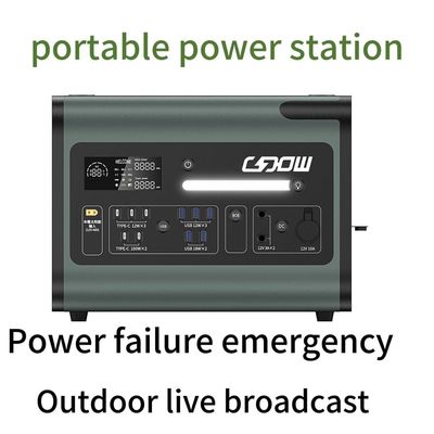 Draagbare elektriciteitscentrale met een groot vermogen Zonne-energiegenerator voor elektrische voertuigen en huishoudens