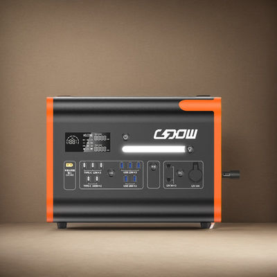 Type-C Output Mobiele elektriciteitscentrale voor huis en camping Zonne-energiegenerator van ongeveer 25 kg 2048Wh