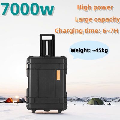 Draagbare elektriciteitscentrale met drievoudige lithiumbatterie van 3000 W voor elektrische voertuigen in de buitenlucht