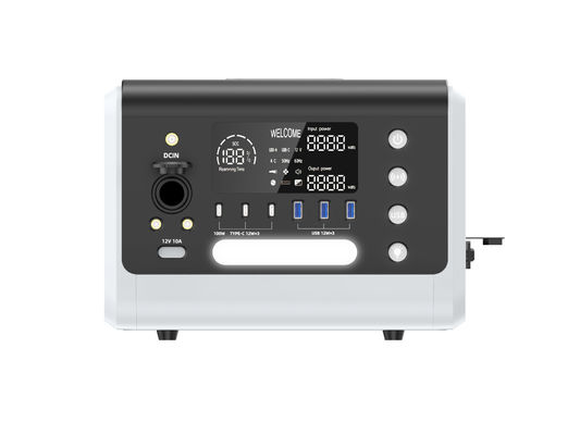 HT06 Mobiele buitengenerator 600W Zonnecentrale Draagbaar met hoge stroomomvorming