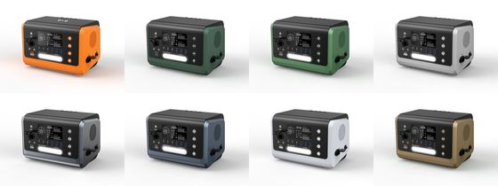 Draagbare zonne-energiecentrale van 600 W met beveiligingsbescherming en oplader