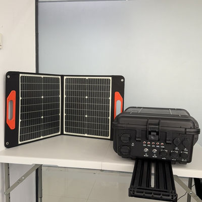 Zwart 3000W draagbaar elektriciteitsstation AC Hoog vermogen 220V Geen batterij Afneembare verpakking