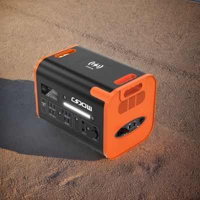 Draadloos opladen 15W 1000W 2200W draagbare elektriciteitscentrale voor buitenkamperen