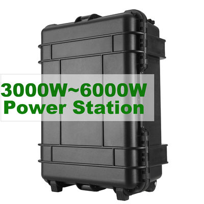 15A Max AC-uitgangsstroom Draagbare zonne-energiecentrale 5000W voor thuis en camping