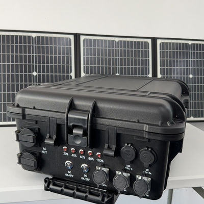 Draagbare elektriciteitscentrale met een nominale capaciteit van 3840wh en 4000W zonnepanelen