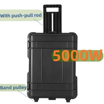 5000W draagbare elektriciteitscentrale met pure sinusgolfinverter en EU/US universele stopcontact
