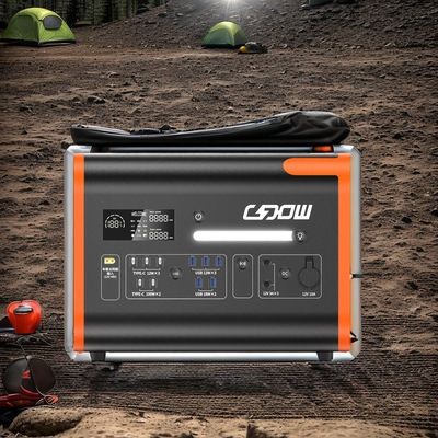 2048wh Draagbaar elektriciteitscentrale BMS bescherming 2200W zonnebatterij opslag systeem