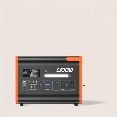 2048wh Draagbaar elektriciteitscentrale BMS bescherming 2200W zonnebatterij opslag systeem