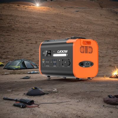 2048wh Draagbaar elektriciteitscentrale BMS bescherming 2200W zonnebatterij opslag systeem