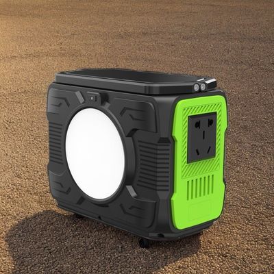 Gewijzigde golf AC-uitgang Camping mobiele lithiumcentrale met 200W zonnebatterij
