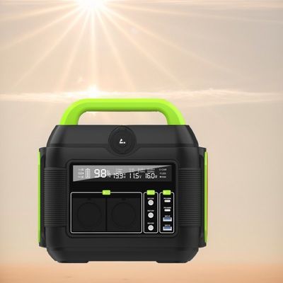 600W Outdoor Camping en Standby Draagbare Zonne-Generator met Reveal LCD Display