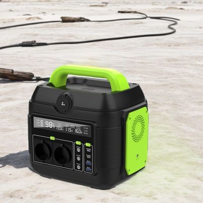 Draagbare 600W/160000mAh snellaadstation 110V AC/DC/USB/Type-C Outdoor Output Power Bank