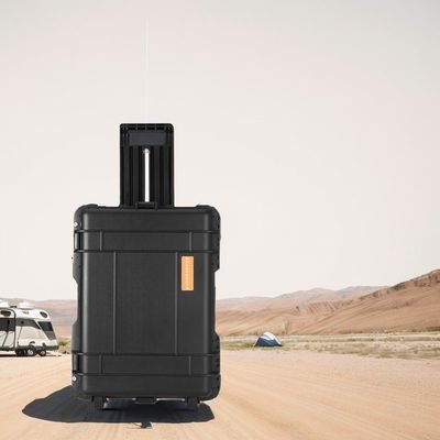 Alle compatibele merken 3000wh LiFePO4 Lithiumbatterij Energieopslag Stroomvoorziening met trekstang Wiel Design Makkelijk