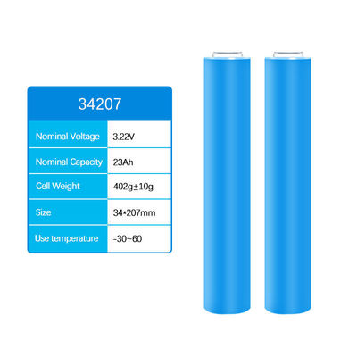 34207 3.2V Lithium-IJzerfosfaatbatterij 23Ah Cylindrische Aluminium Shell