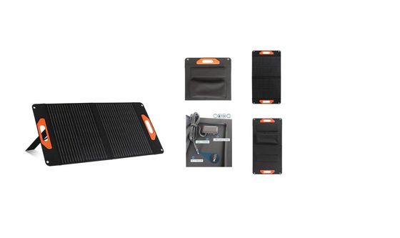 60W 100W 200W zwart zonnepaneel met monokristallijn silicium