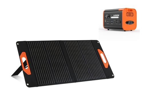 60W 100W 200W zwart zonnepaneel met monokristallijn silicium