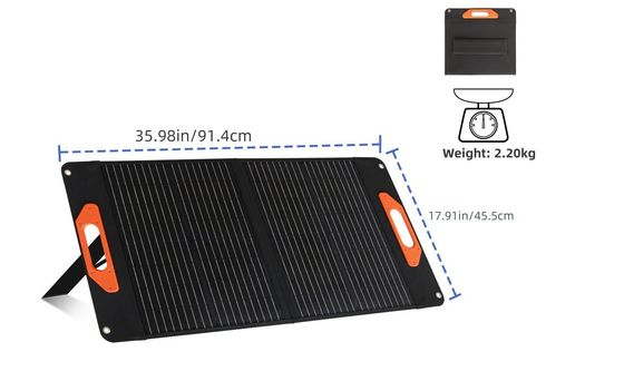 60W waterdichte zonnepanelen voor camping