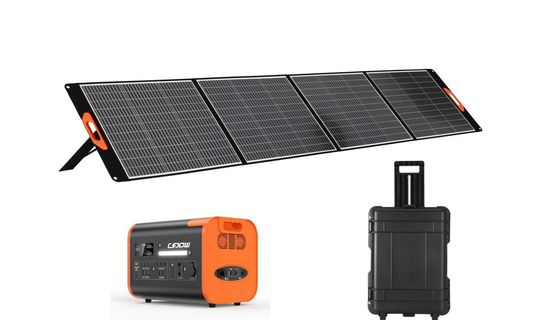 Black Power zonnepanelen 400W Buitenhuisgebruik Opvouwbare zonnepanelen