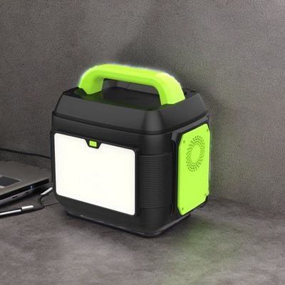 600W energieopslag mobiele noodstroomvoorziening met 300W batterijbank en 200W zonne-oplader