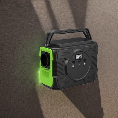 200W noodstroomvoorziening voor buiten met ternerische lithiumbatterij en koplampontwerp