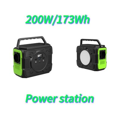 Gewijzigde golf AC-uitgang 200W Energieopslag Noodkrachtcentrale voor mobiel buiten