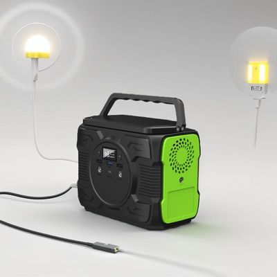 173wh Draagbare zonnecellen Camping Trip Charging Station 200W Power voor Europa Land