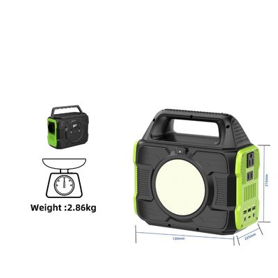 Draagbare zonne-energiegenerator met een nominale capaciteit van 288Wh met aanpassing en een 300W-oplader