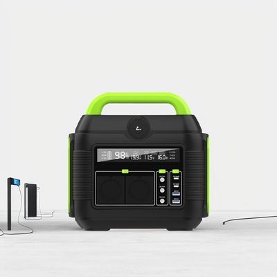 Draagbare elektriciteitscentrale 600W 300W Ternaire Lithiumbatterij Zonnegenerator Energiesysteem