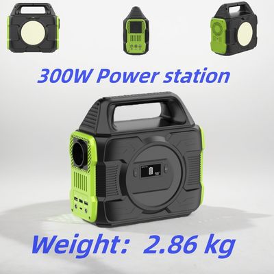 Draagbare 300W zonne-energieopslaggenerator voor noodgevallen en op maat gemaakte aanvragen